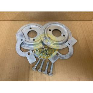 Front Galvanised Spring Seat & Retainer Kit
